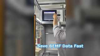 نحوه ذخیره داده های تست ایستگاه BEMF